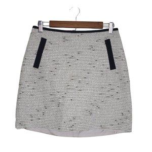 Banana Republic Cream Tweed Skirt